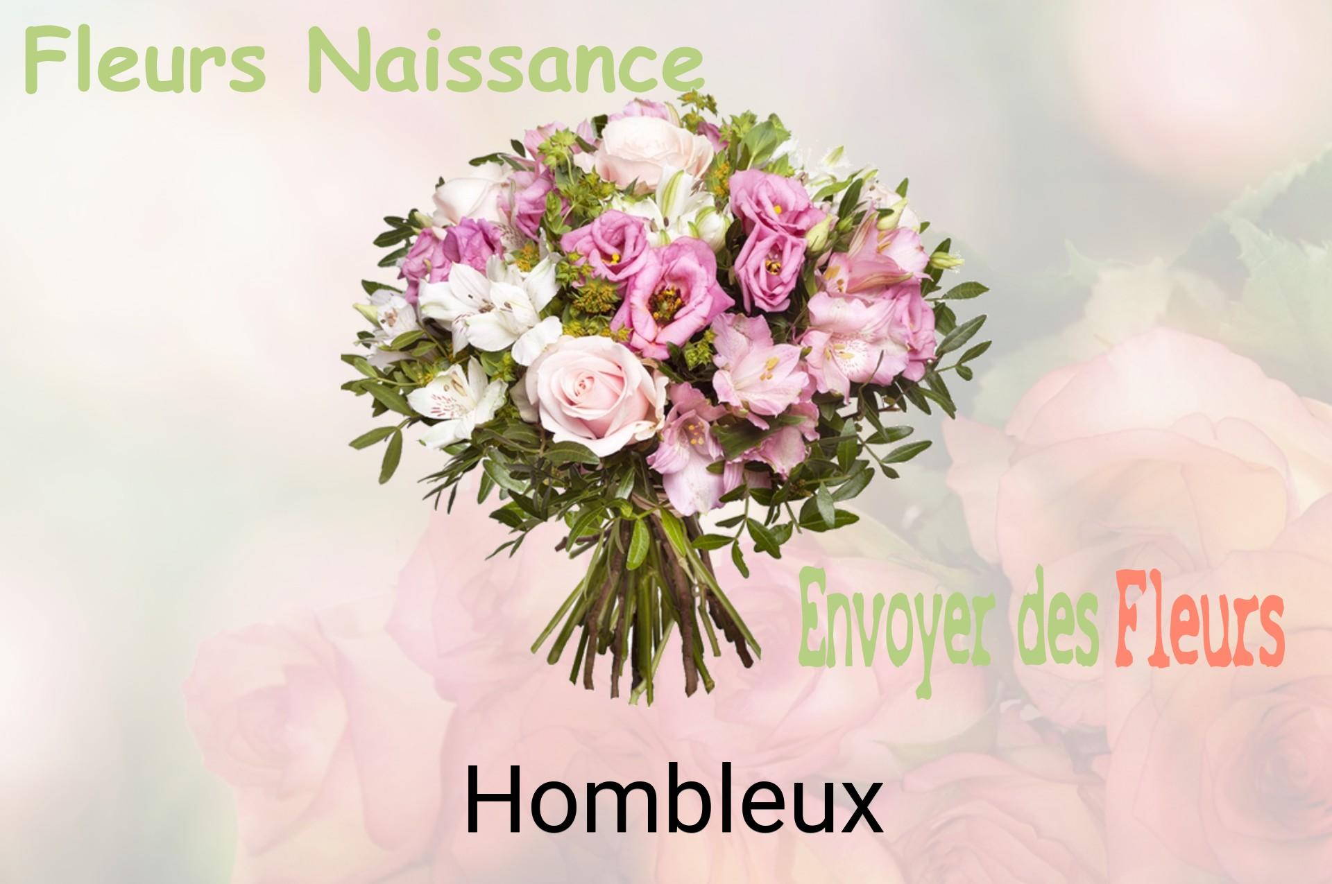 Bouquet de fleurs de naissance livré à Hombleux